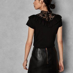 Ted Baker Aurra lace yoke t-shirt